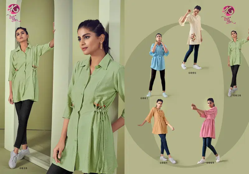 KURTI TIMES ORCHID VOL-2 Latest Fancy Designer Casual Wear Viscose Fancy embroidery work Heavy Kurtis Collection